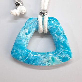 Colgante Osaka Mediano Aguamarina