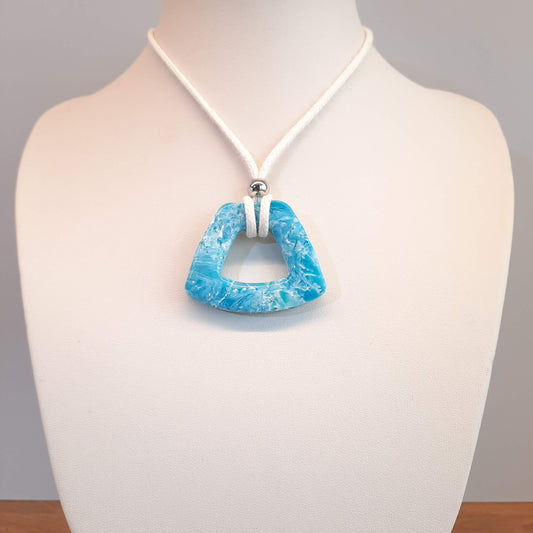 Colgante Osaka Mediano Aguamarina