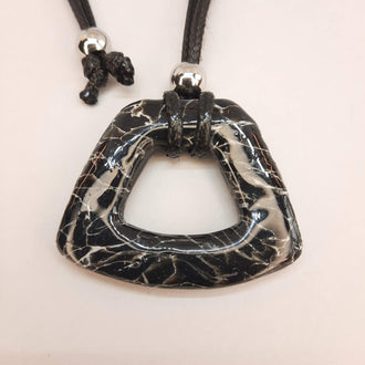 Colgante Osaka Negro Mármol