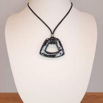 Colgante Osaka Negro Mármol