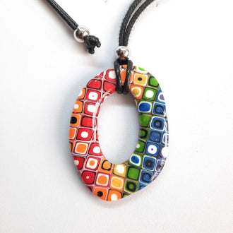 Colgante Ovalado Arcoíris