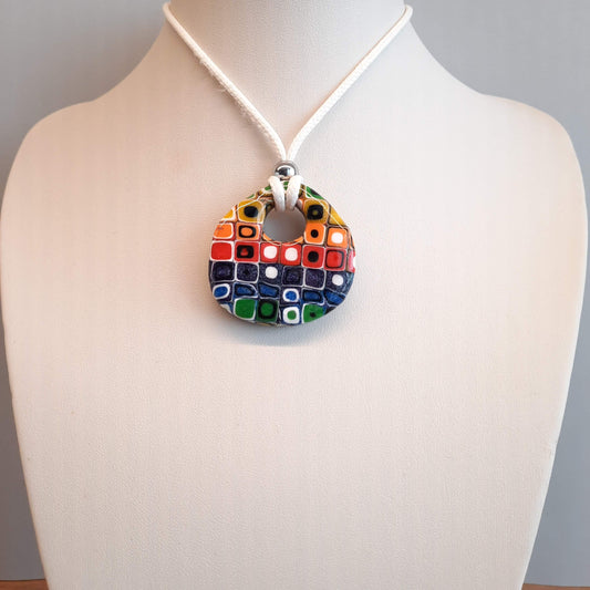 Colgante Palma Arcoíris