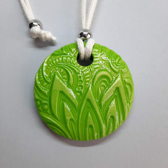 Colgante Redondo Grande Verde