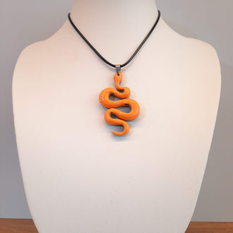 Colgante Serpiente Naranja