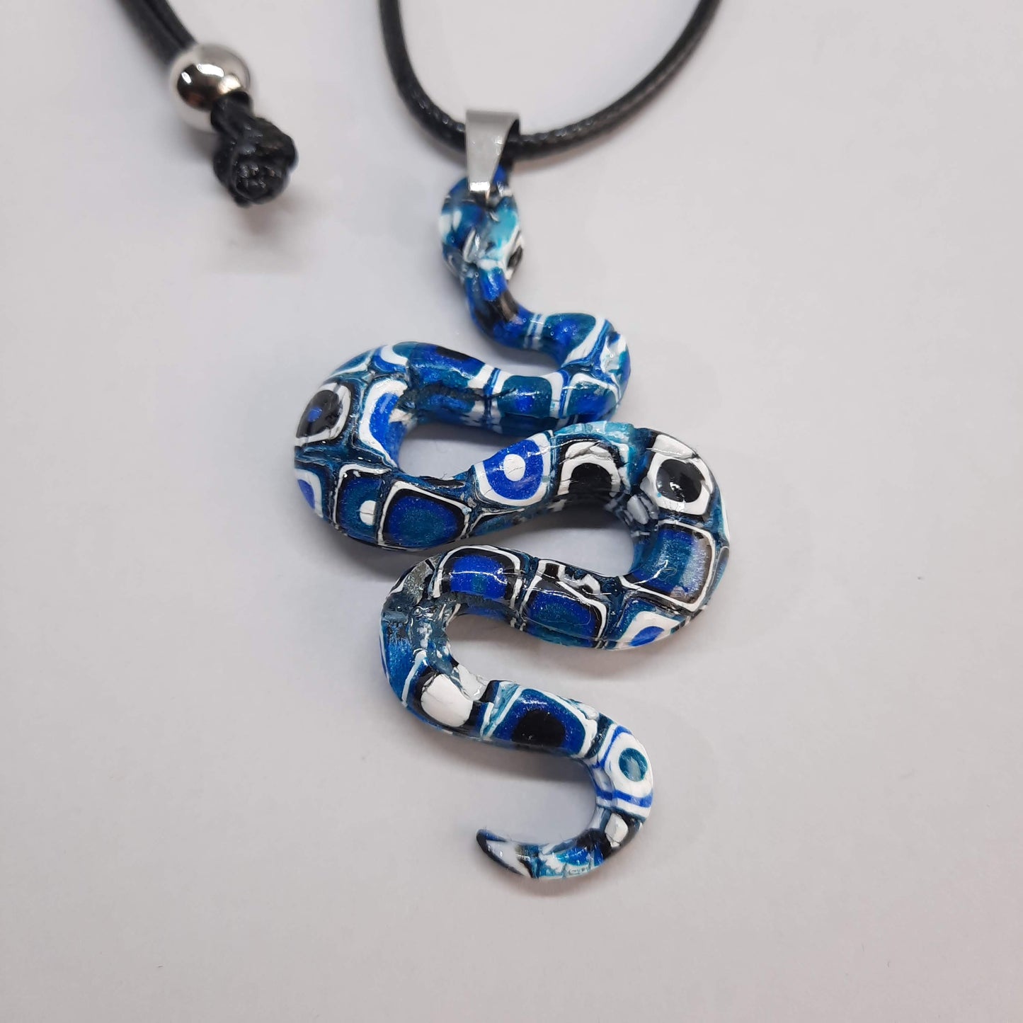 Colgante Serpiente Pasión Azul