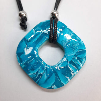 Colgante Valencia Aguamarina