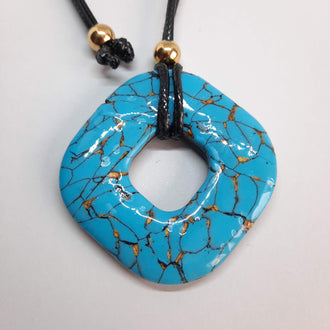 Colgante Valencia Grande Turquesa