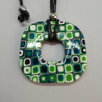 Colgante Valencia Mosaico Verde