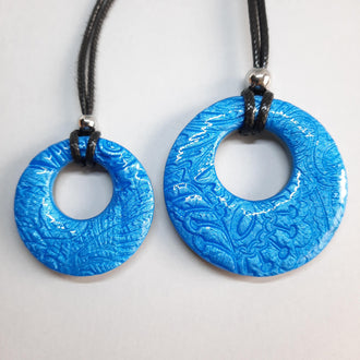 Colgantes Círculo Azul
