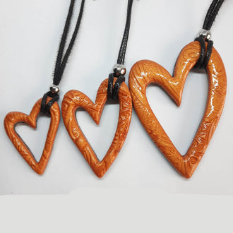 Colgantes Corazón Hueco Herrumbre