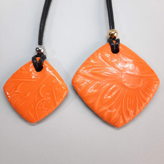 Colgantes Cuadrado Naranja