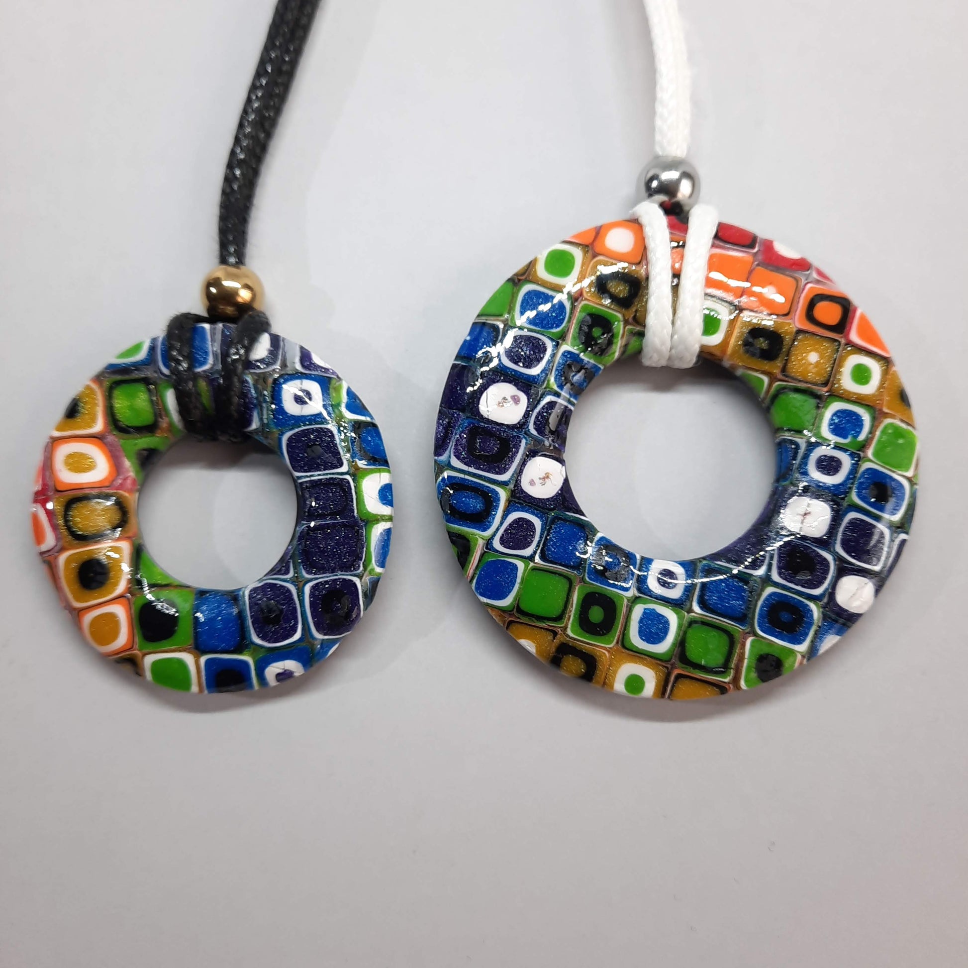 Colgantes Donut Arcoíris