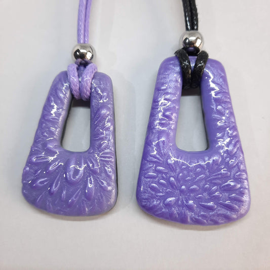 Colgantes Trapecio Lila