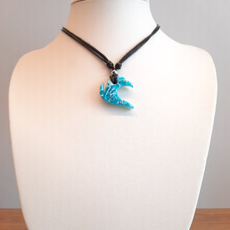 Gargantilla con Colgante Ola Aguamarina