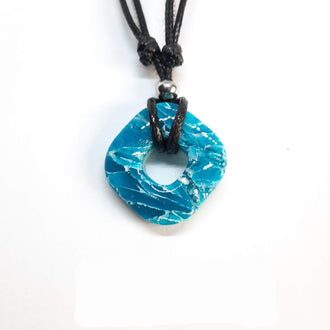 Gargantilla Con Colgante Valencia Aguamarina