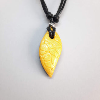 Gargantilla Con Colgante Barcelona Amarillo