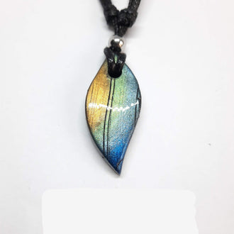 Gargantilla con Colgante Barcelona Labradorita Azul