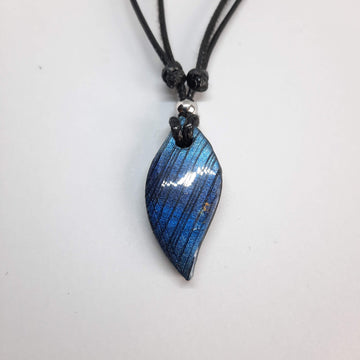 Gargantilla con Colgante Barcelona Labradorita Azul