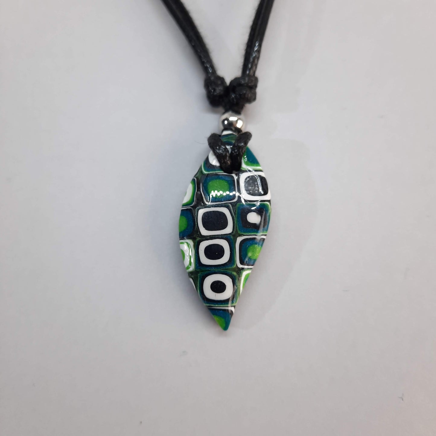 Gargantilla Con Colgante Barcelona Mosaico Verde