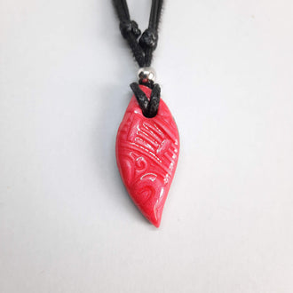 Gargantilla Con Colgante Barcelona Rojo