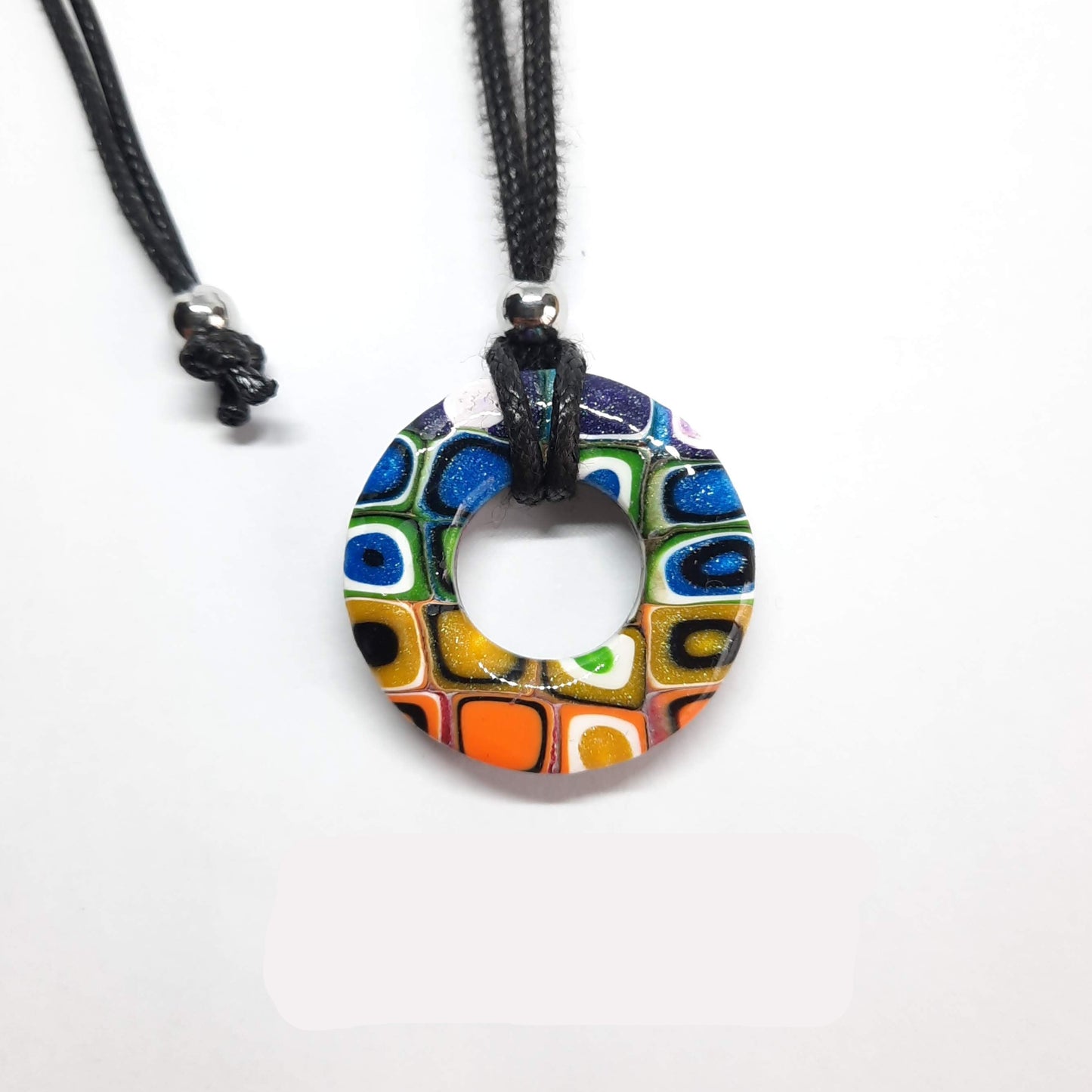 Gargantilla Con Colgante Donut Arcoíris