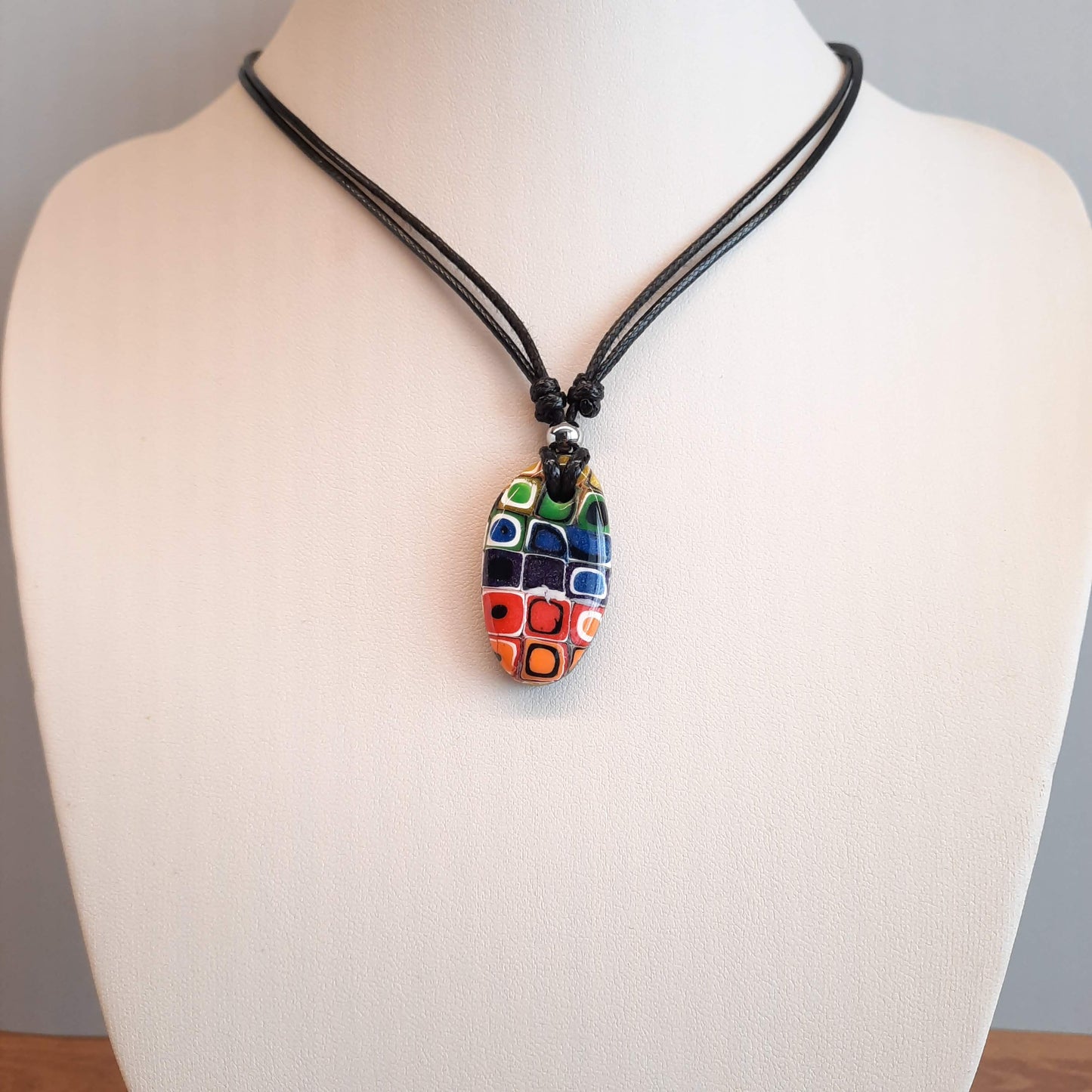 Gargantilla Con Colgante Iris Arcoíris