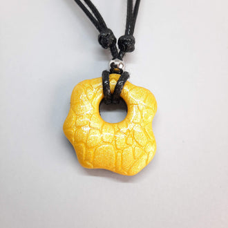 Gargantilla Con Colgante Nube Amarillo