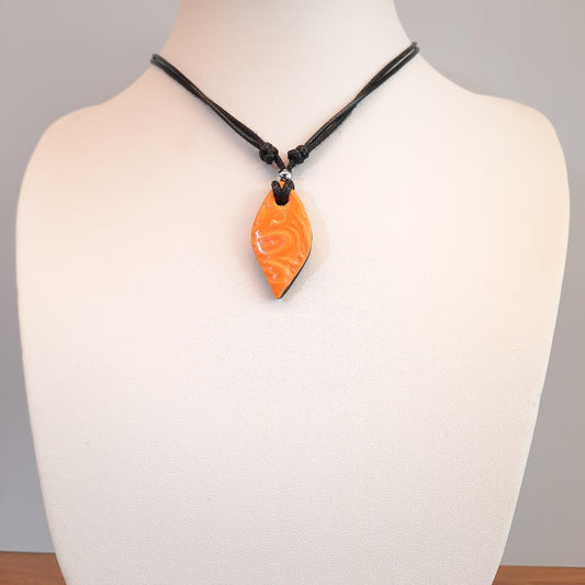 Gargantilla Con Colgante Sevilla Naranja