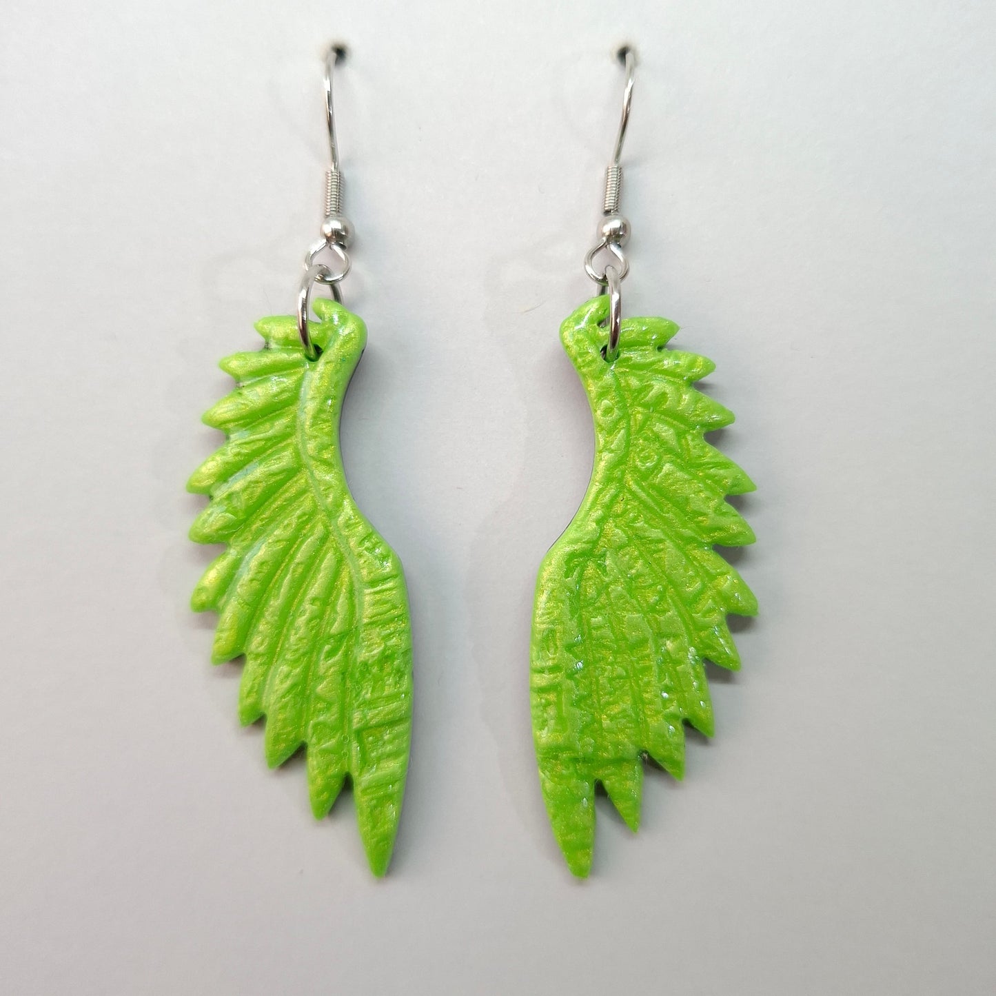 Pendientes Alas Grandes Verde