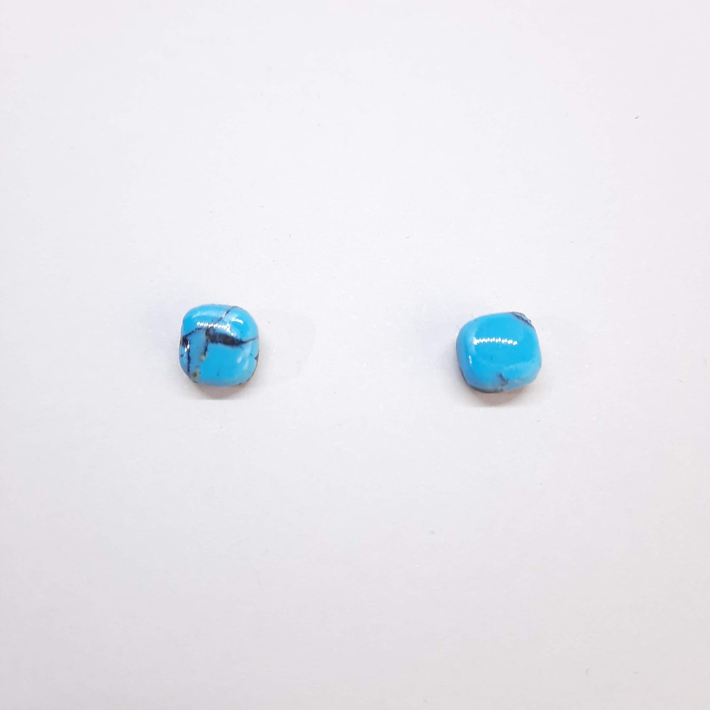 Pendientes Botón Aura Turquesa