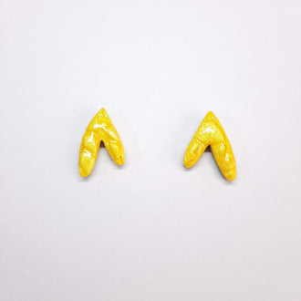 Pendientes Botón Fantasía Amarillos