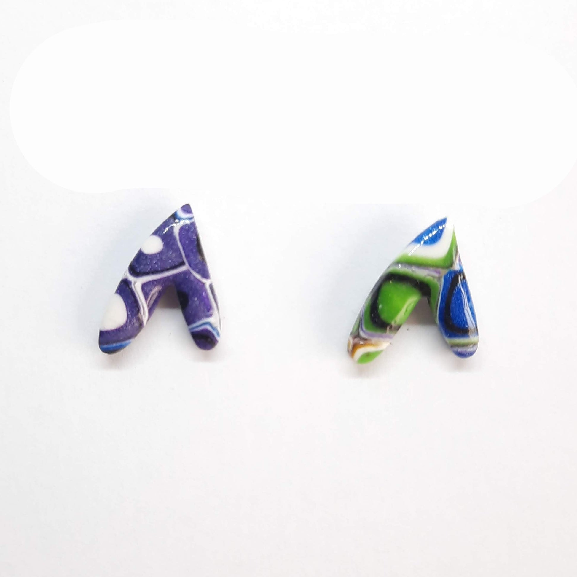 Pendientes Botón Fantasía Arcoíris