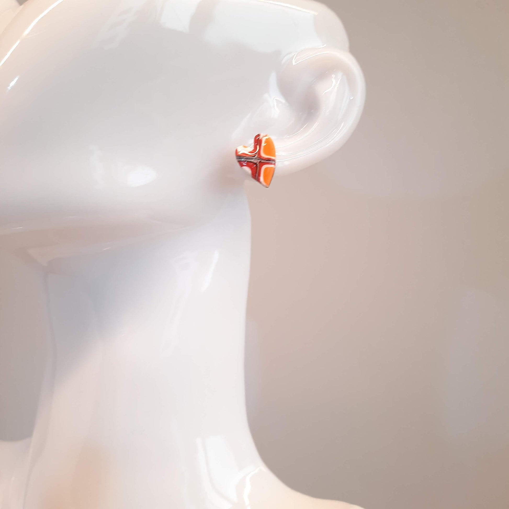 Pendientes Botón Fantasía Arcoíris