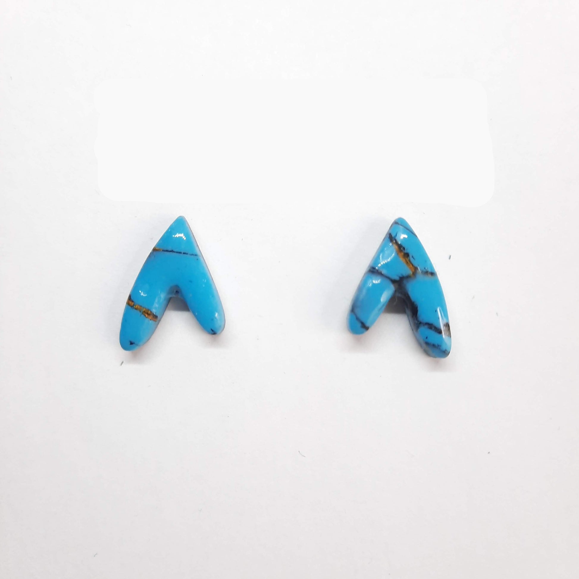Pendientes Botón Fantasía Turquesa