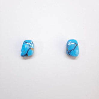 Pendientes Botón Toledo Turquesa