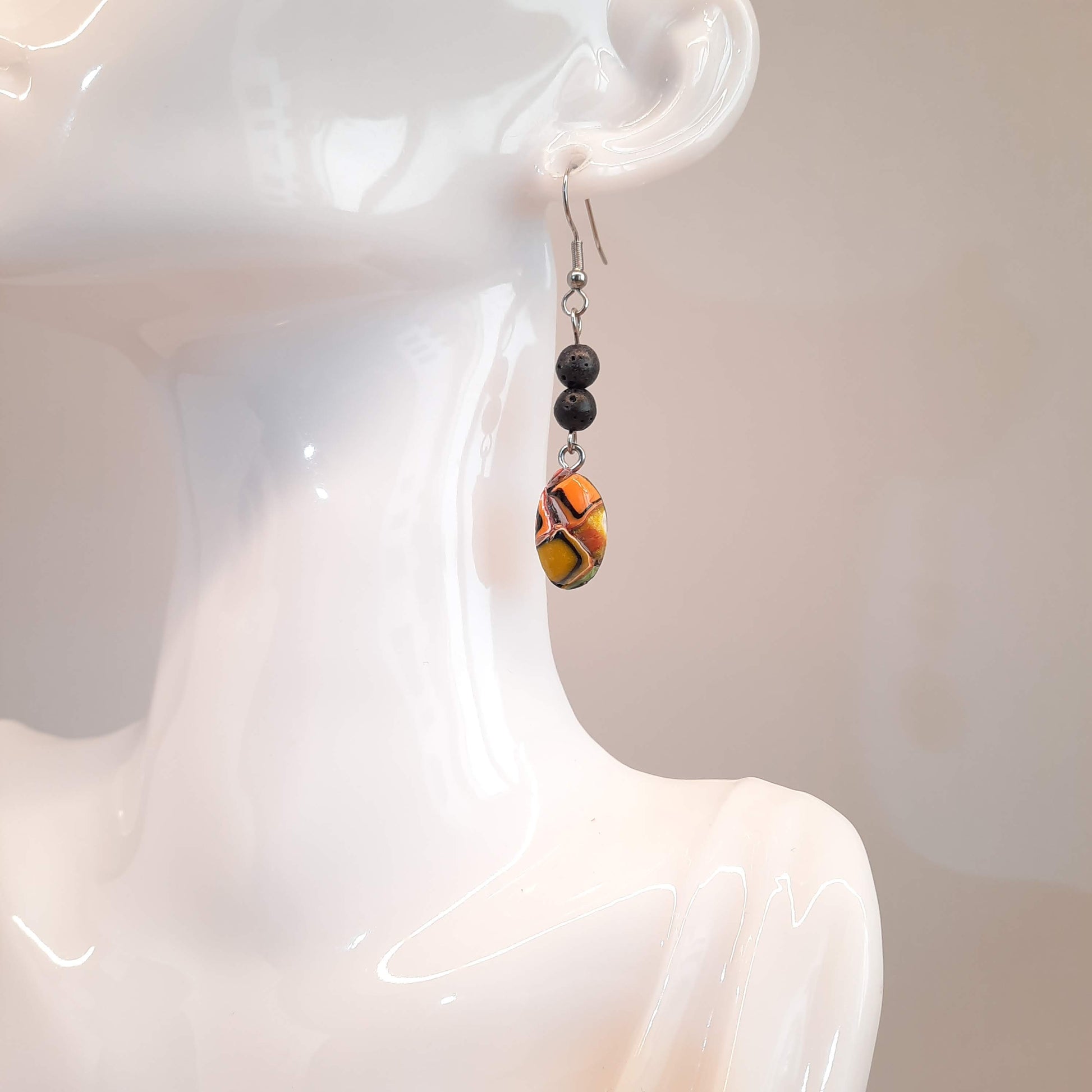 Pendientes Iris Arcoíris Con Ganchos