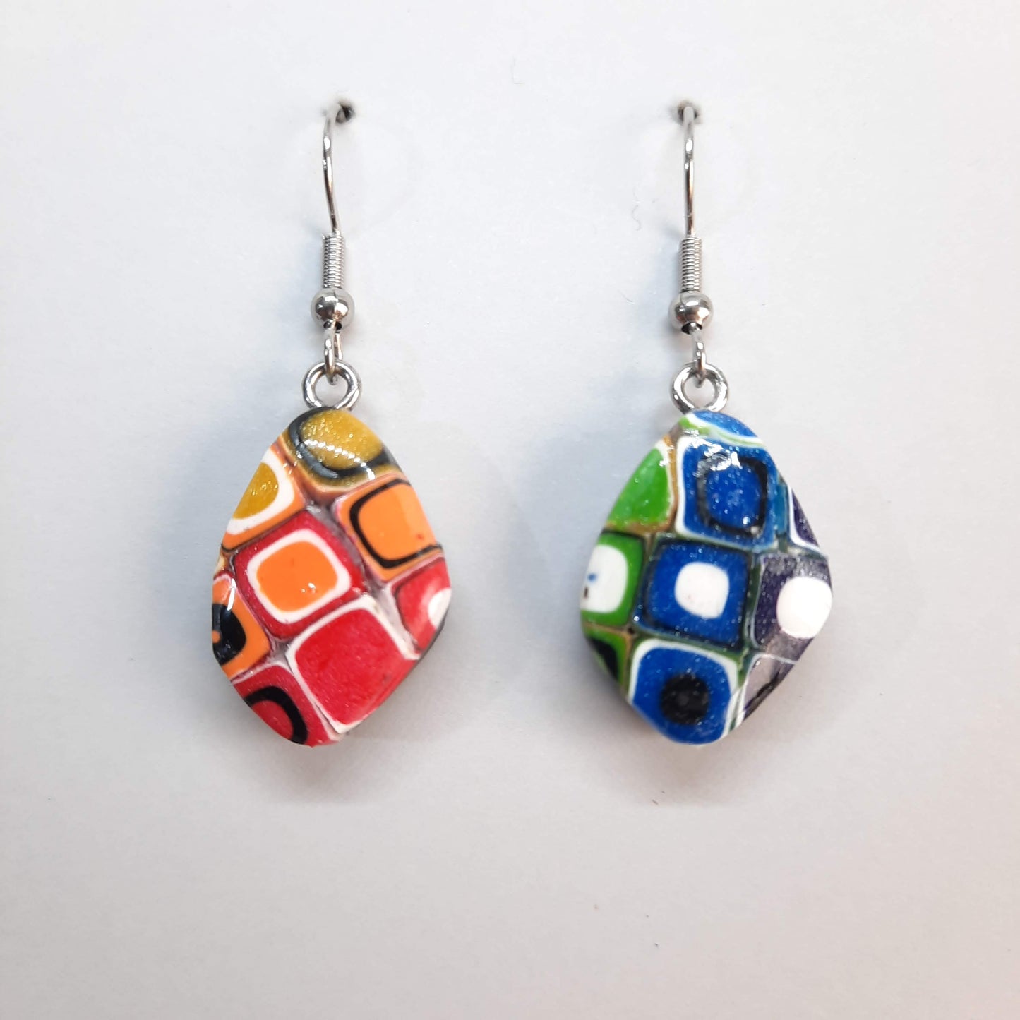 Pendientes Isabel Arcoíris Con Ganchos