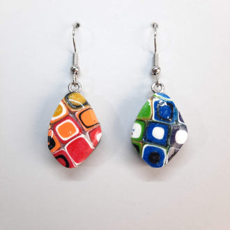 Pendientes Isabel Arcoíris Con Ganchos