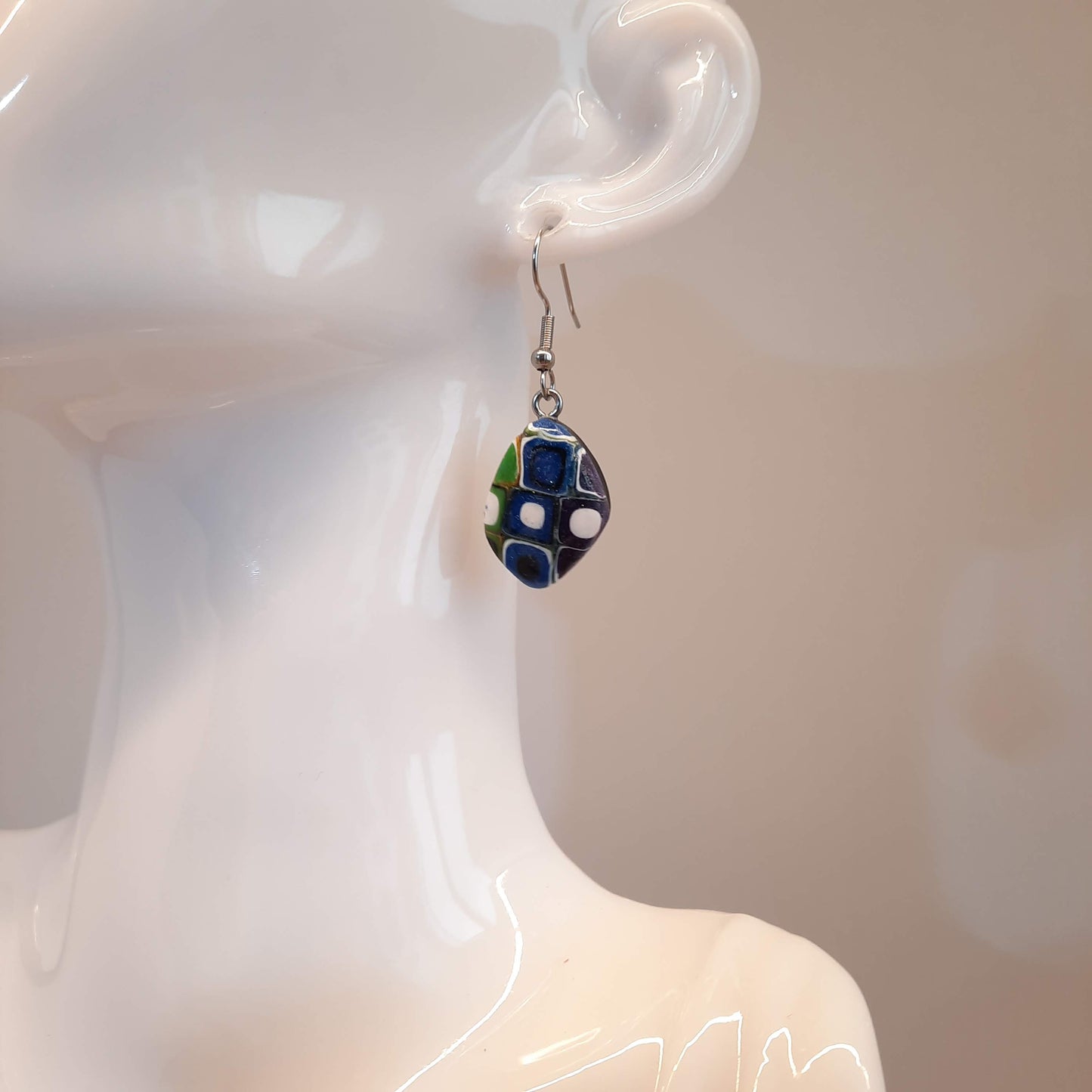 Pendientes Isabel Arcoíris Con Ganchos