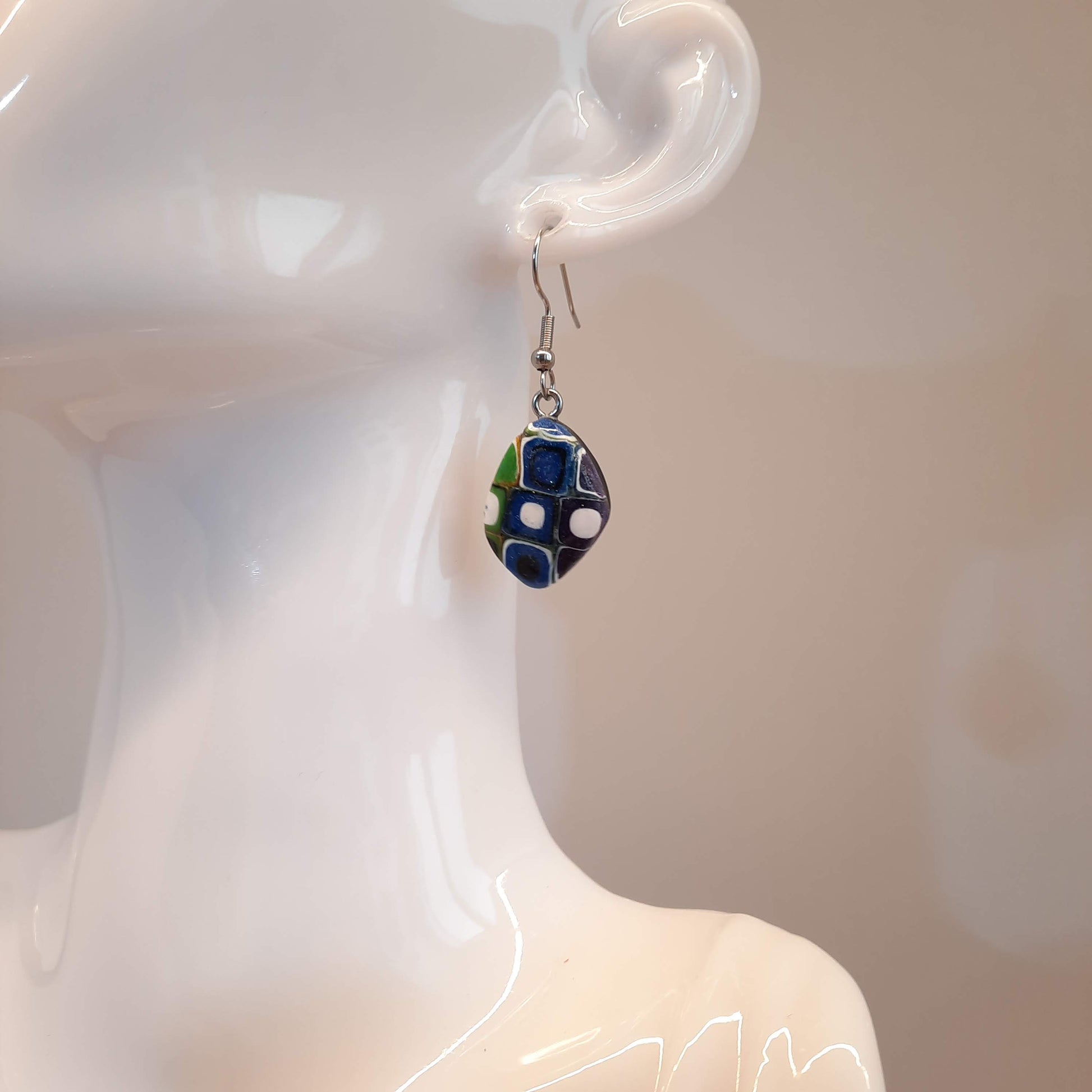 Pendientes Isabel Arcoíris Con Ganchos