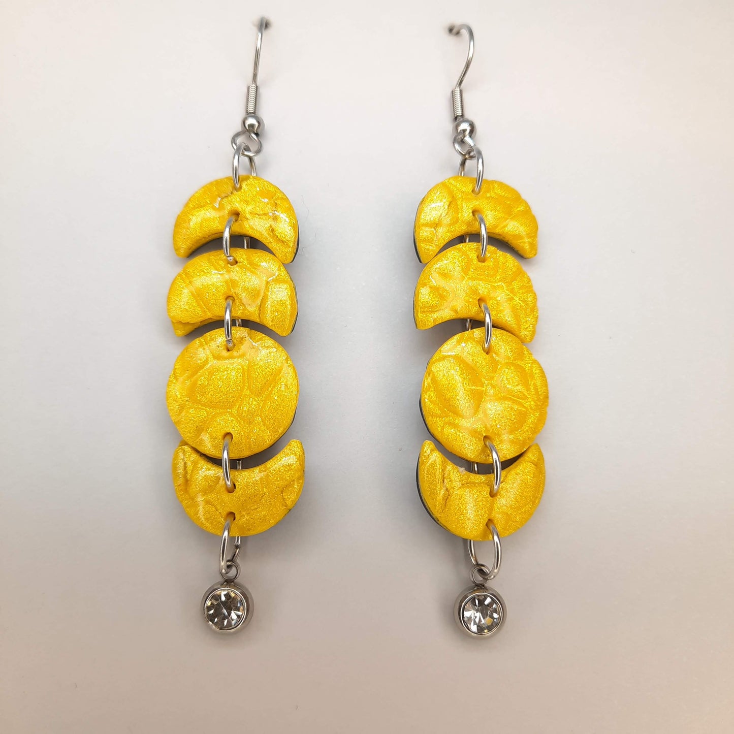 Pendientes Luna Amarillos