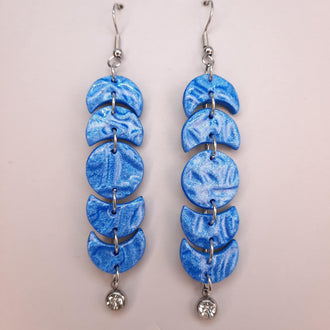 Pendientes Luna Azules