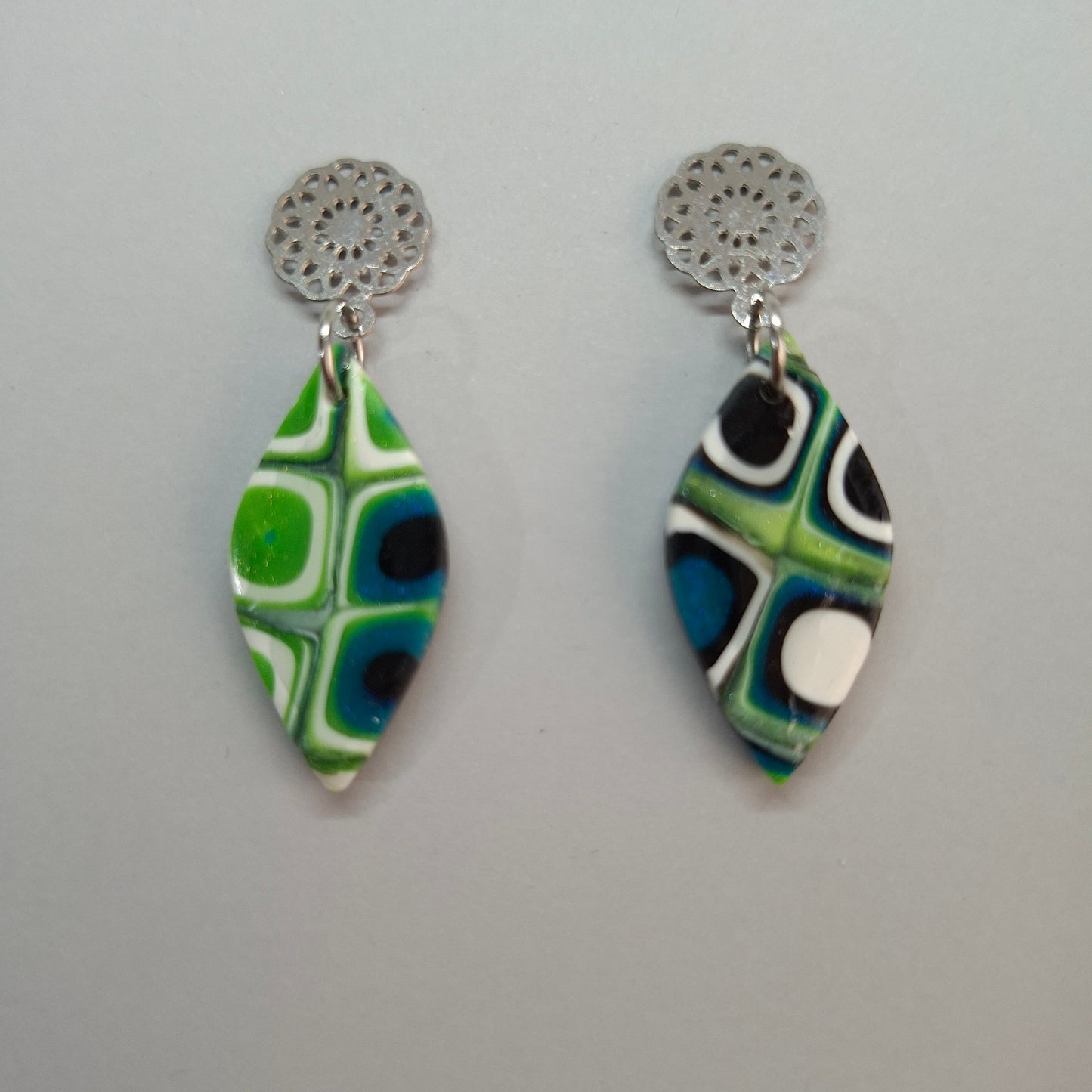 Pendientes Sevilla Mosaico Verde