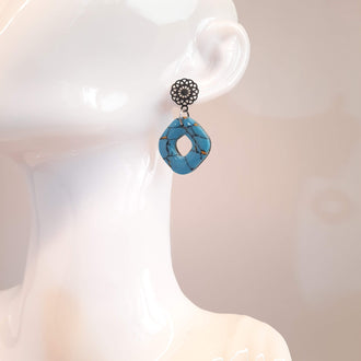 Pendientes Valencia Turquesa