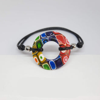 Pulsera Donut Grande Arcoíris