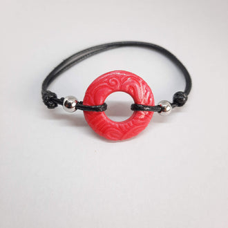 Pulsera Donut Roja