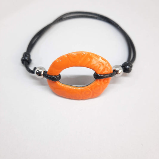 Pulsera Ovalada Naranja