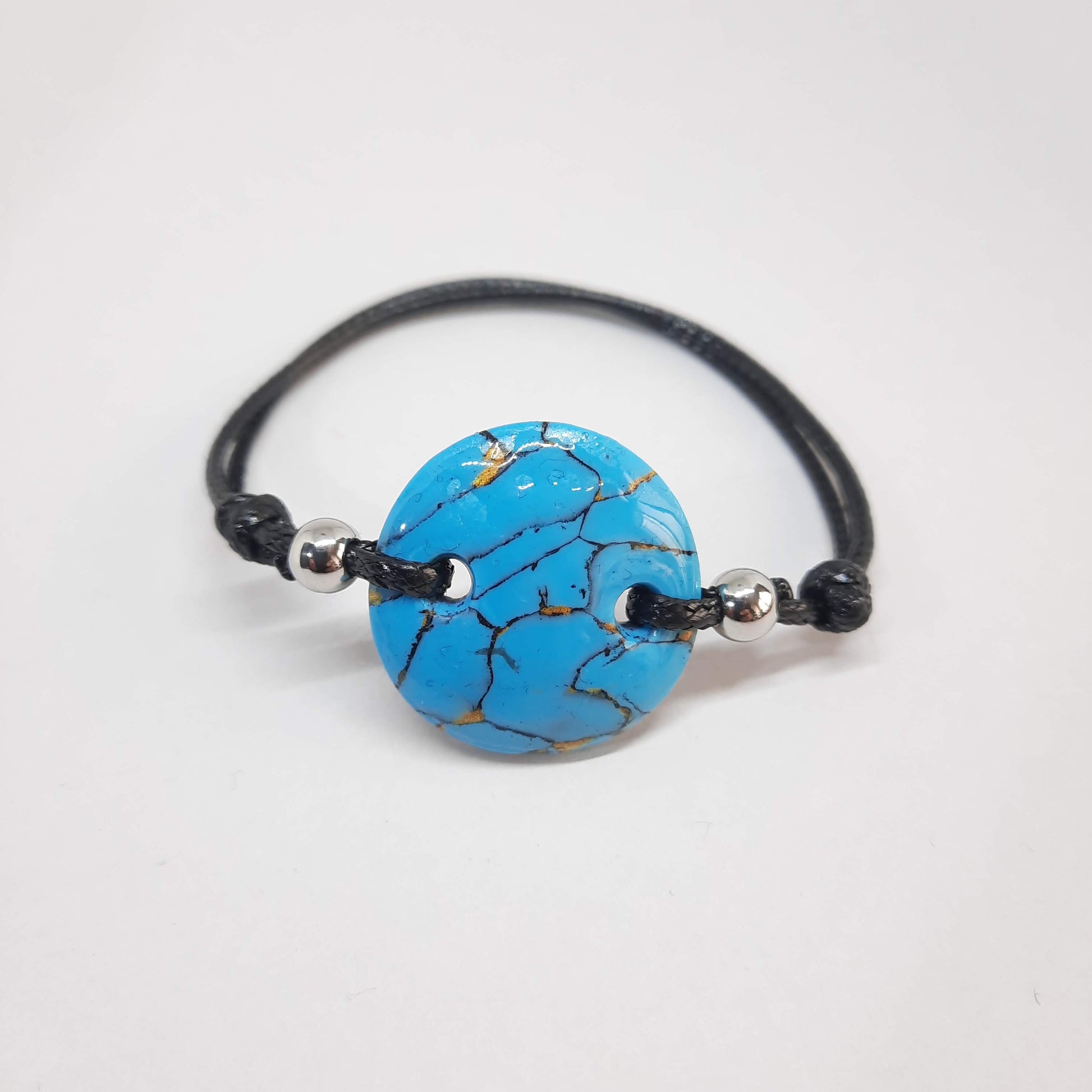 Pulsera Redonda Turquesa