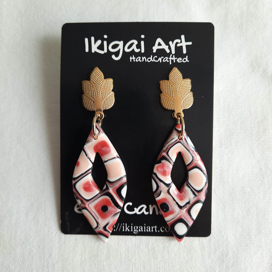 pendientes fantasy melocotón