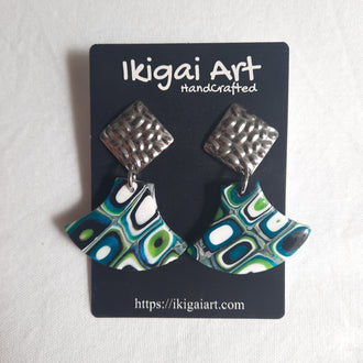 pendientes fantasy verde